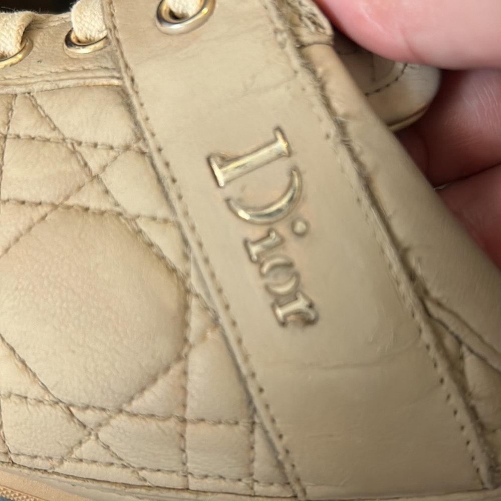 Dior quilted lambkin leather women’s shoes  sz 40 - Picture 13 of 14